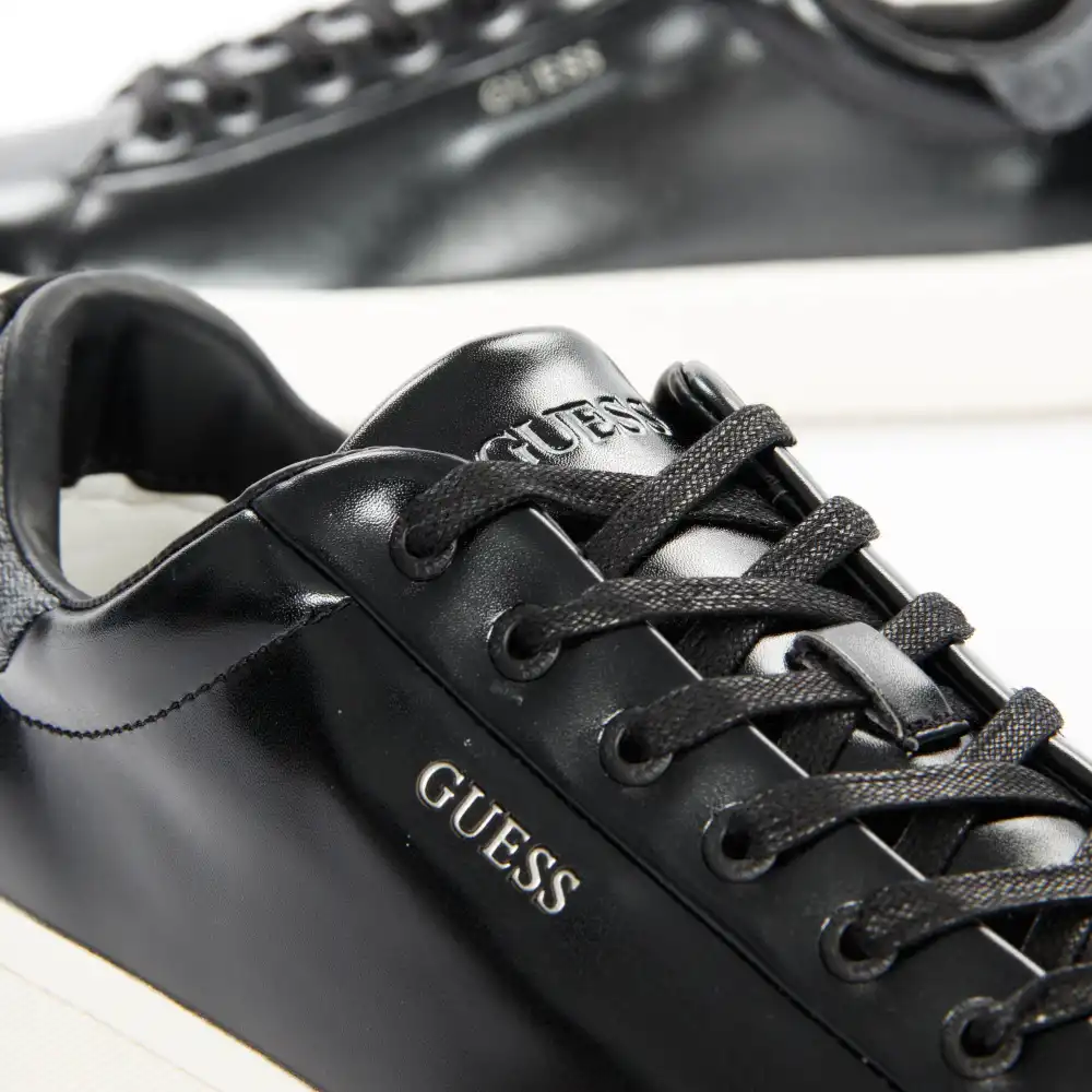 Basket basse homme Guess Original logo Noir - ZESHOES Basket basse homme Guess Original logo Noir - ZESHOES