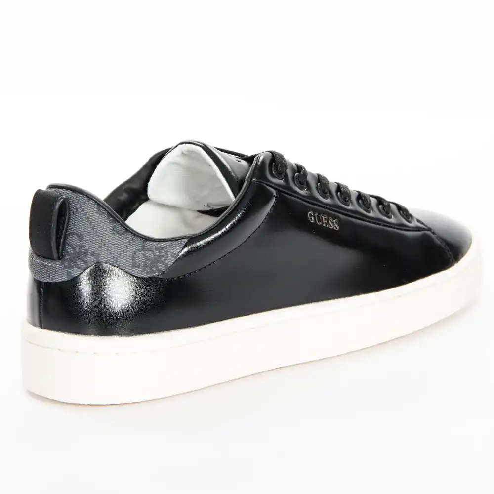 Basket basse homme Guess Original logo Noir - ZESHOES Basket basse homme Guess Original logo Noir - ZESHOES