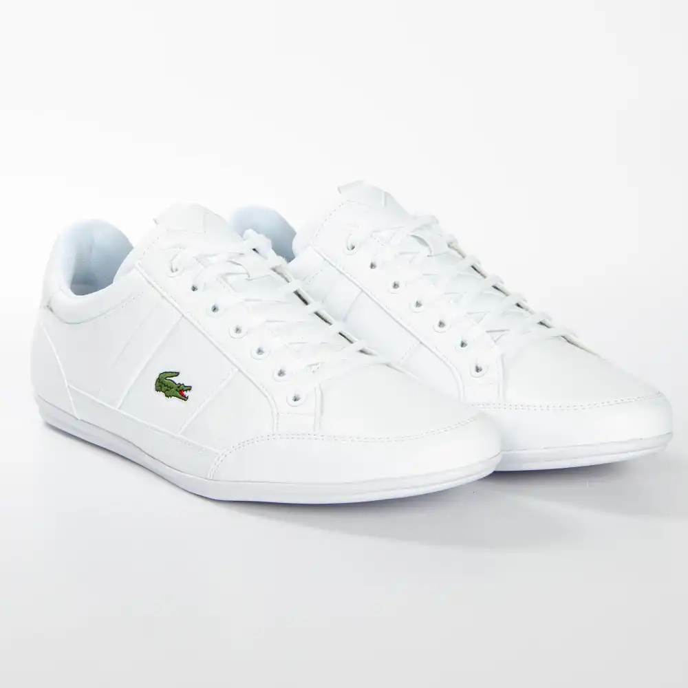 Basket de ville basse homme Lacoste Chaymon bl21 Blanc - ZESHOES