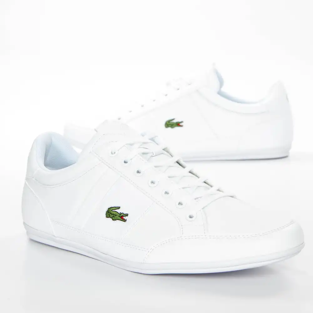 Basket de ville basse homme Lacoste Chaymon bl21 Blanc - ZESHOES