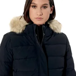 Parkas femme, manteau Kaporal Fibby Noir - ZESHOES Parkas femme, manteau Kaporal Fibby Noir - ZESHOES