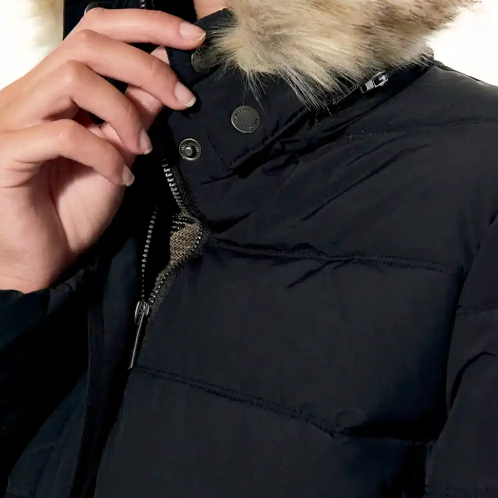 Parkas femme, manteau Kaporal Fibby Noir - ZESHOES Parkas femme, manteau Kaporal Fibby Noir - ZESHOES