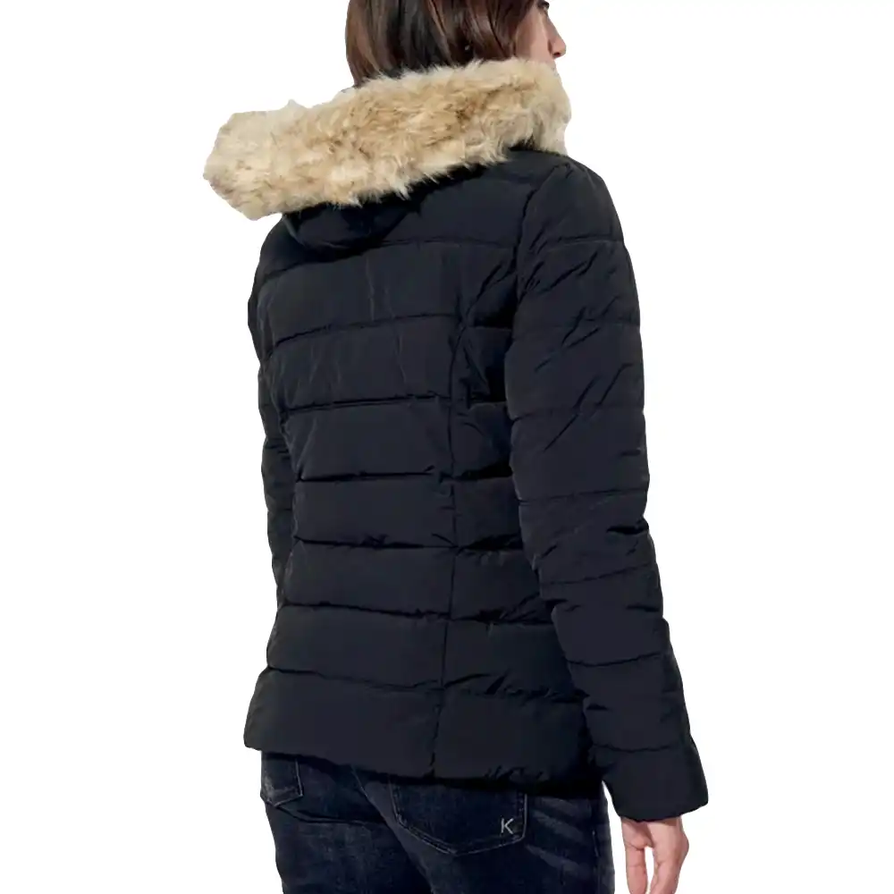 Parkas femme, manteau Kaporal Fibby Noir - ZESHOES Parkas femme, manteau Kaporal Fibby Noir - ZESHOES