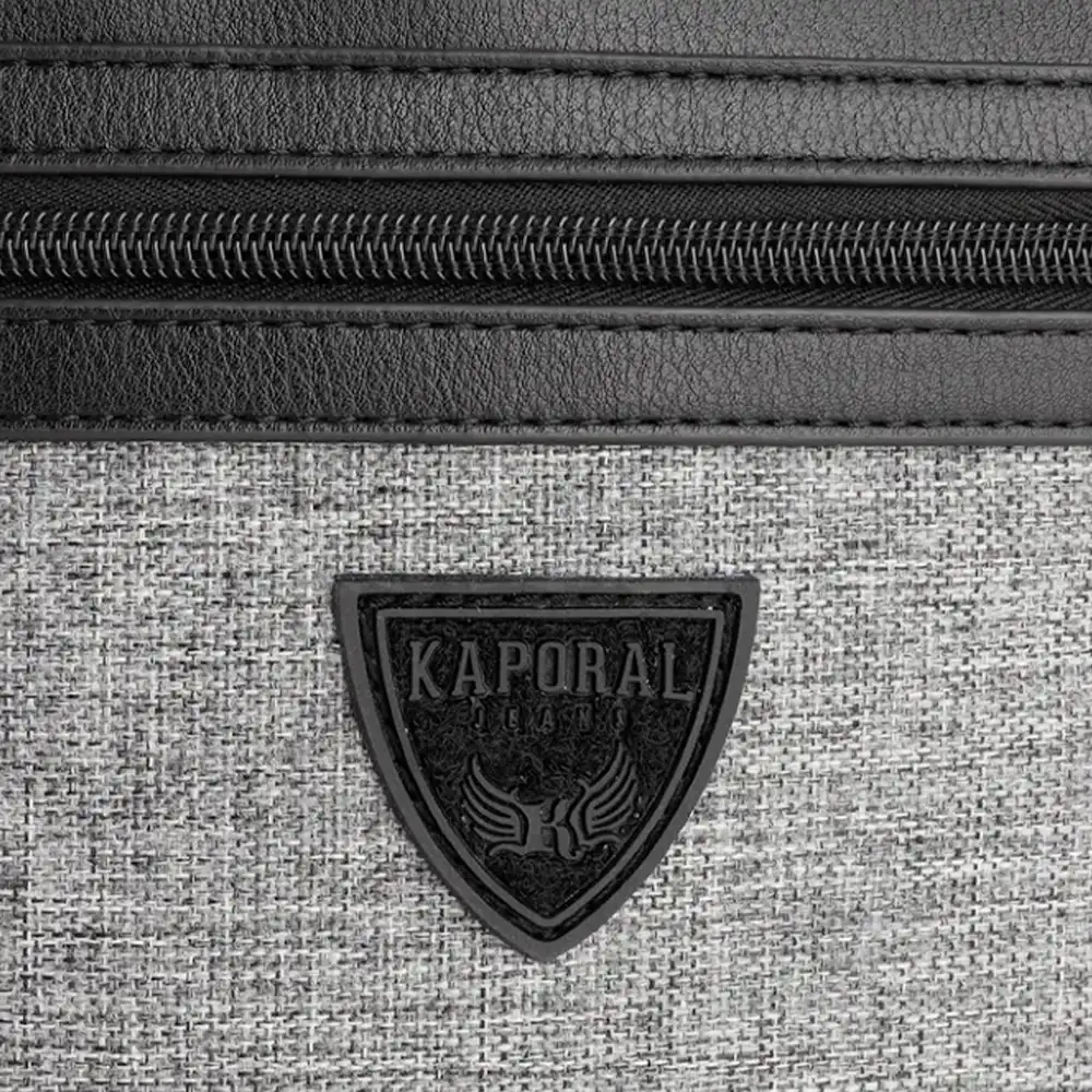 Sacoche homme Kaporal Nelio Gris - ZESHOES Sacoche homme Kaporal Nelio Gris - ZESHOES