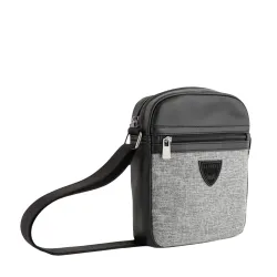 Sacoche homme Kaporal Nelio Gris - ZESHOES Sacoche homme Kaporal Nelio Gris - ZESHOES