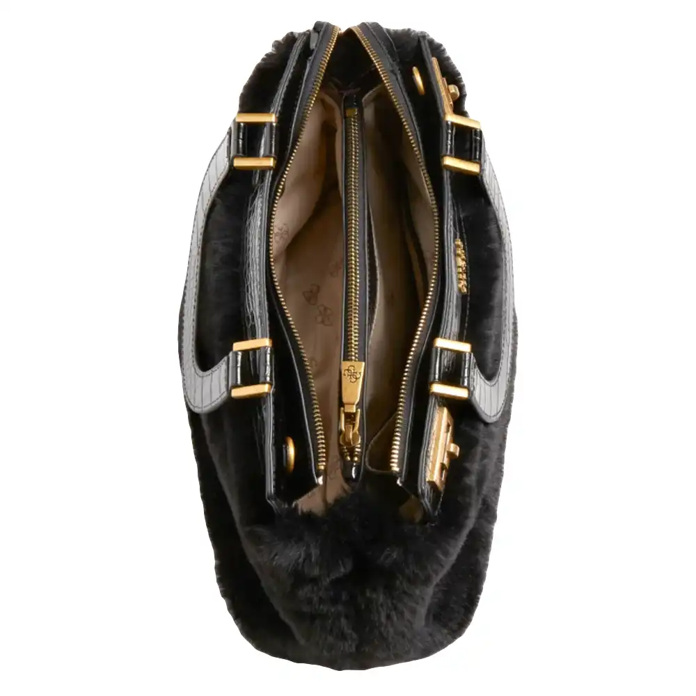 Sac a main femme Guess Katey Noir - ZESHOES