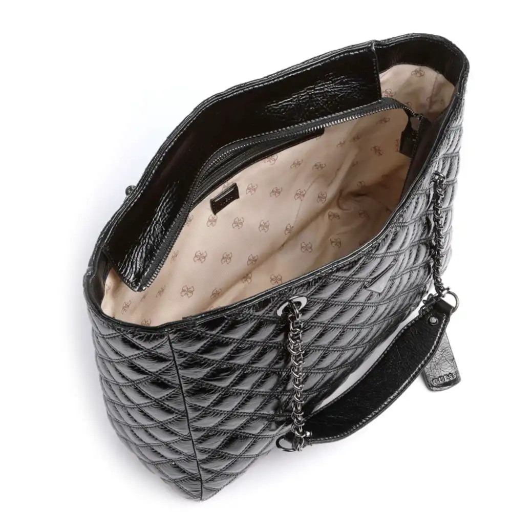 Sac a main femme Guess Cessily Noir - ZESHOES