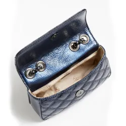 Sac a main femme Guess Cessily Bleu - ZESHOES Sac a main femme Guess Cessily Bleu - ZESHOES