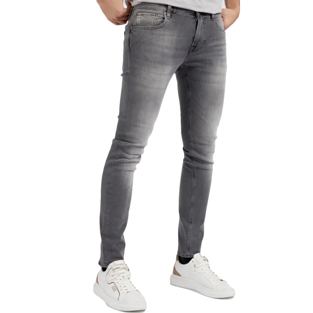 Guess Jeans Original logo triangle Homme Gris