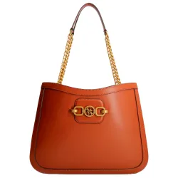Sac a main femme Guess Hensley Camel - ZESHOES
