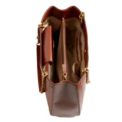 Sac a main femme Guess Hensley Camel - ZESHOES Sac a main femme Guess Hensley Camel - ZESHOES