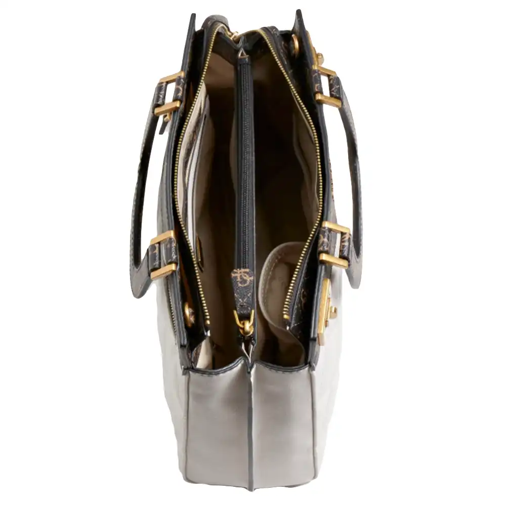 Sac a main femme Guess Katey luxe Blanc - ZESHOES