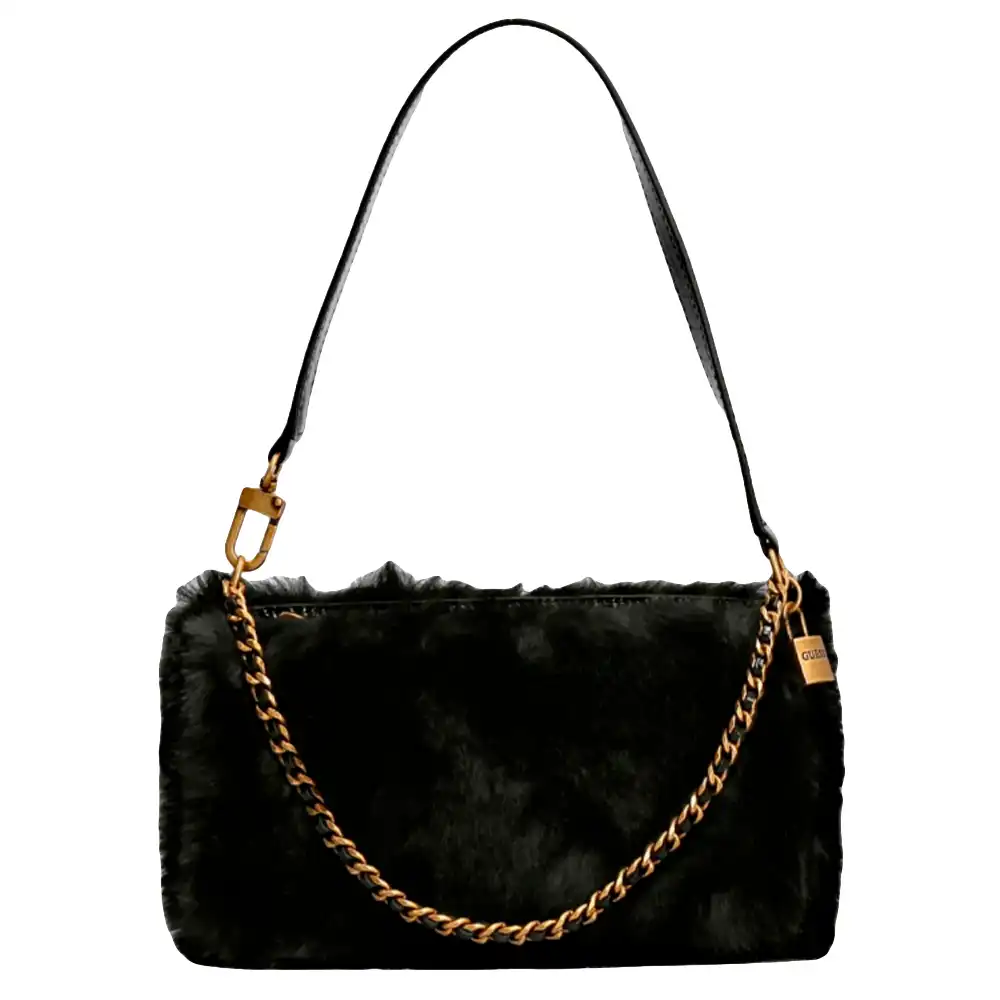 Sac a main femme Guess Katey Noir - ZESHOES