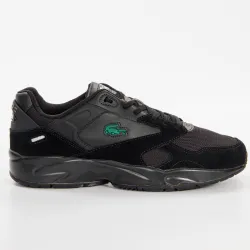 Basket basse homme Lacoste Storm 96 lo Noir - ZESHOES Basket basse homme Lacoste Storm 96 lo Noir - ZESHOES