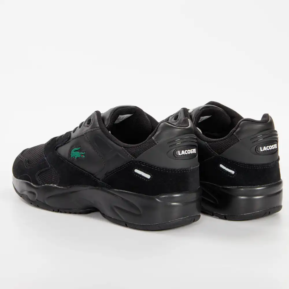Basket basse homme Lacoste Storm 96 lo Noir - ZESHOES Basket basse homme Lacoste Storm 96 lo Noir - ZESHOES