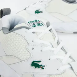 Basket basse homme Lacoste storm 96 leather Beige - ZESHOES