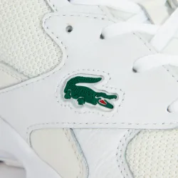 Basket basse homme Lacoste storm 96 leather Beige - ZESHOES