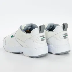 Basket basse homme Lacoste storm 96 leather Beige - ZESHOES