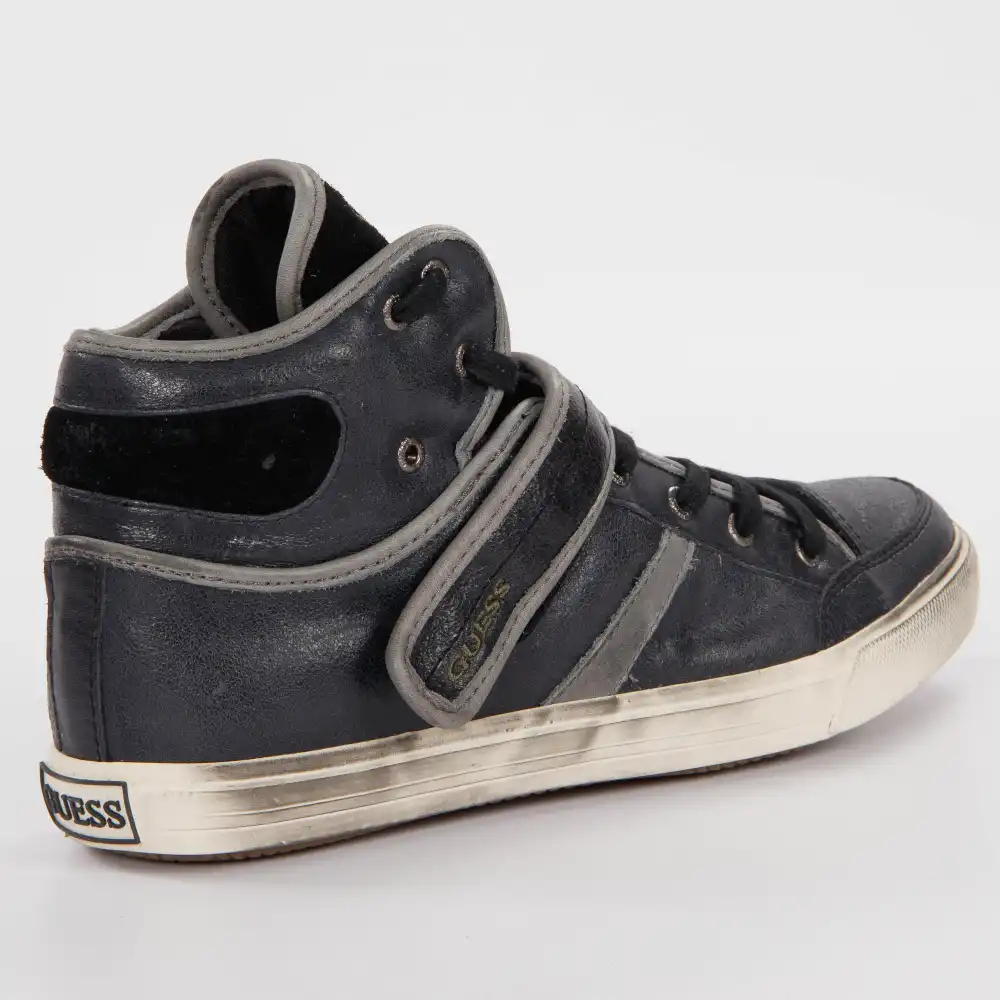 Basket montante homme Guess Rondo lea Vintage Vert - ZESHOES