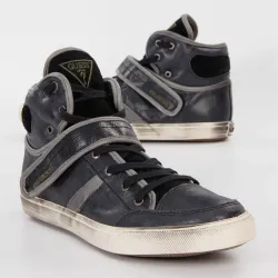 Basket montante homme Guess Rondo lea Vintage Vert - ZESHOES