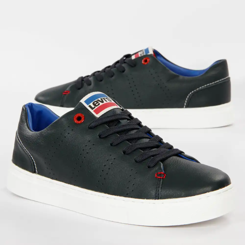 Basket de ville basse homme Levis vernon sport Noir - ZESHOES