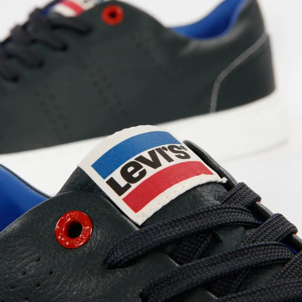 Basket de ville basse homme Levis vernon sport Noir - ZESHOES