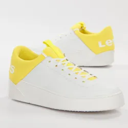 Basket basse homme Levis Mullet's Blanc - ZESHOES