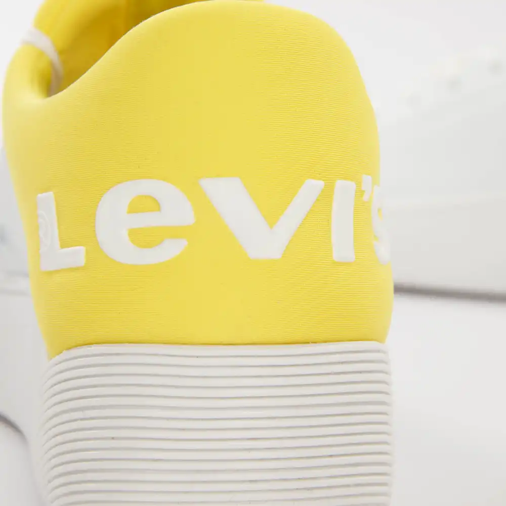 Basket basse homme Levis Mullet's Blanc - ZESHOES