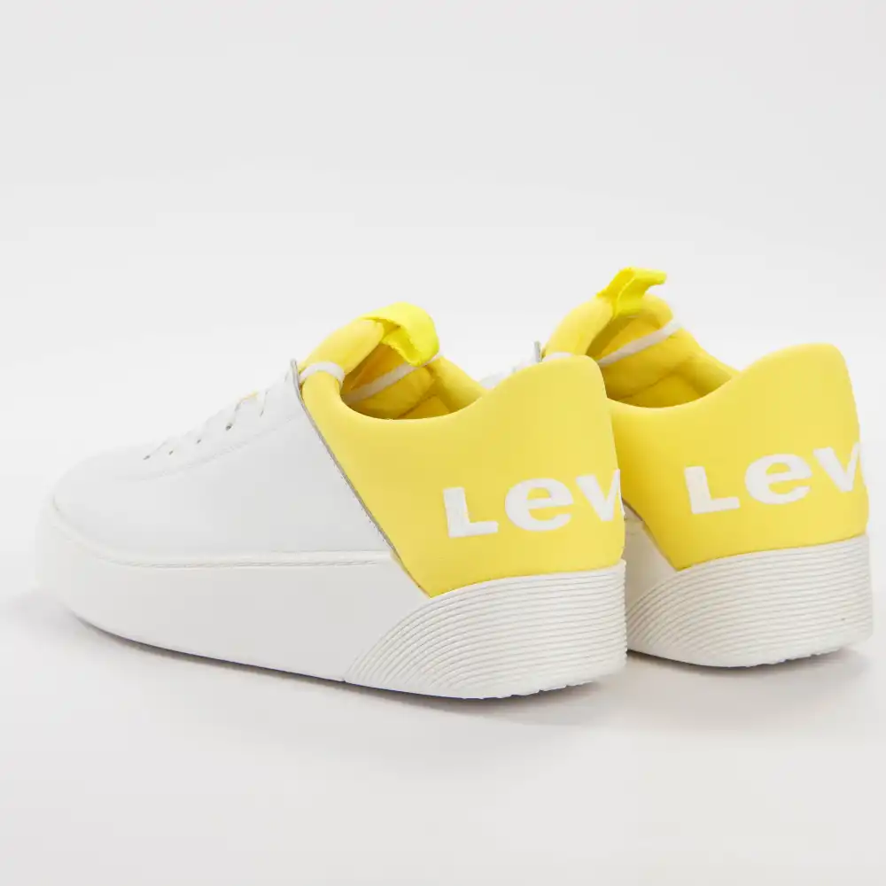 Basket basse homme Levis Mullet's Blanc - ZESHOES