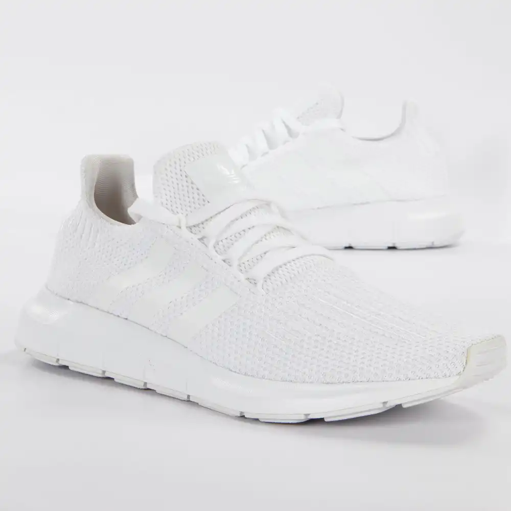 Basket basse homme Adidas Swift run Blanc - ZESHOES Basket basse homme Adidas Swift run Blanc - ZESHOES