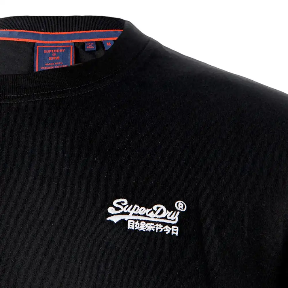 T shirt manche courte homme Superdry Logo Embl tee Noir - ZESHOES T shirt manche courte homme Superdry Logo Embl tee Noir - ZESHOES