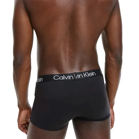 Boxer homme Calvin Klein Noir Pack x3 unlimited logo trunk