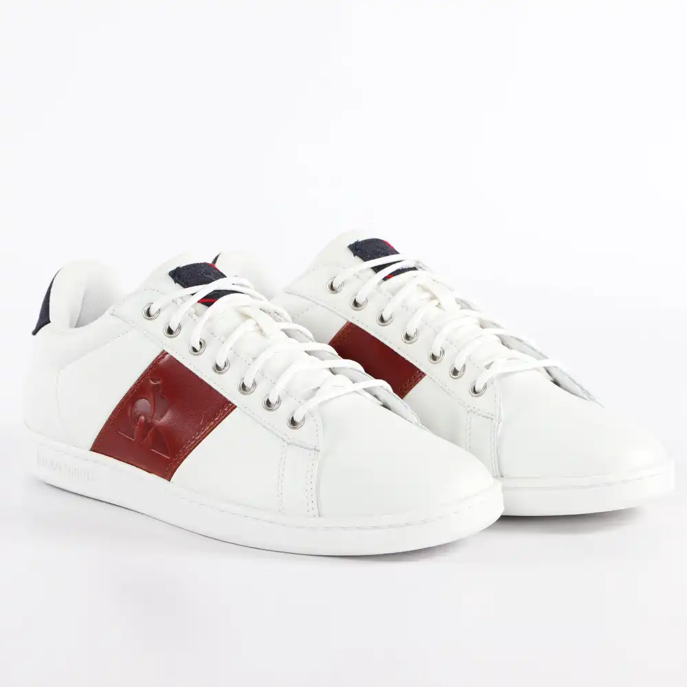 Basket basse homme Le Coq Sportif Mastercourt classic workwear Blanc - ZESHOES