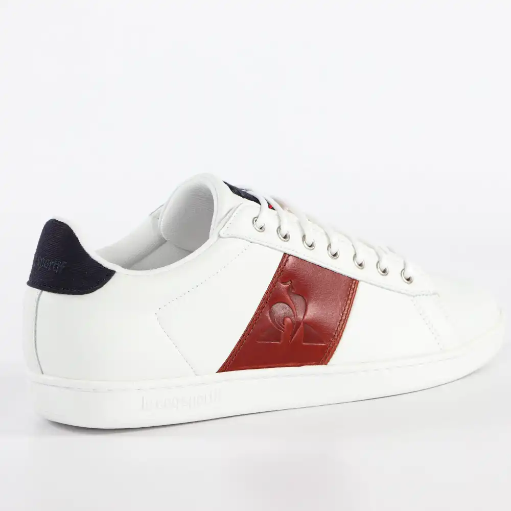 Basket basse homme Le Coq Sportif Mastercourt classic workwear Blanc - ZESHOES