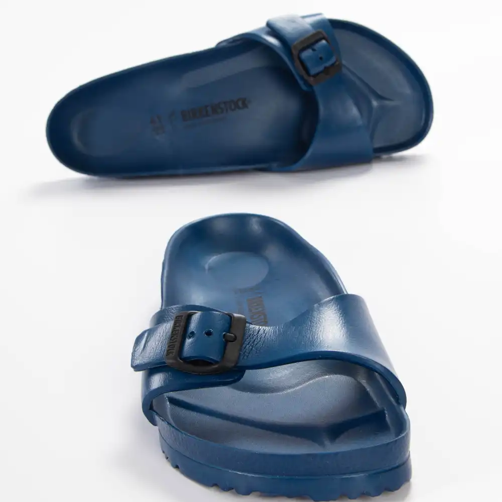 Sandale homme Birkenstock Classic blue Bleu - ZESHOES Sandale homme Birkenstock Classic blue Bleu - ZESHOES
