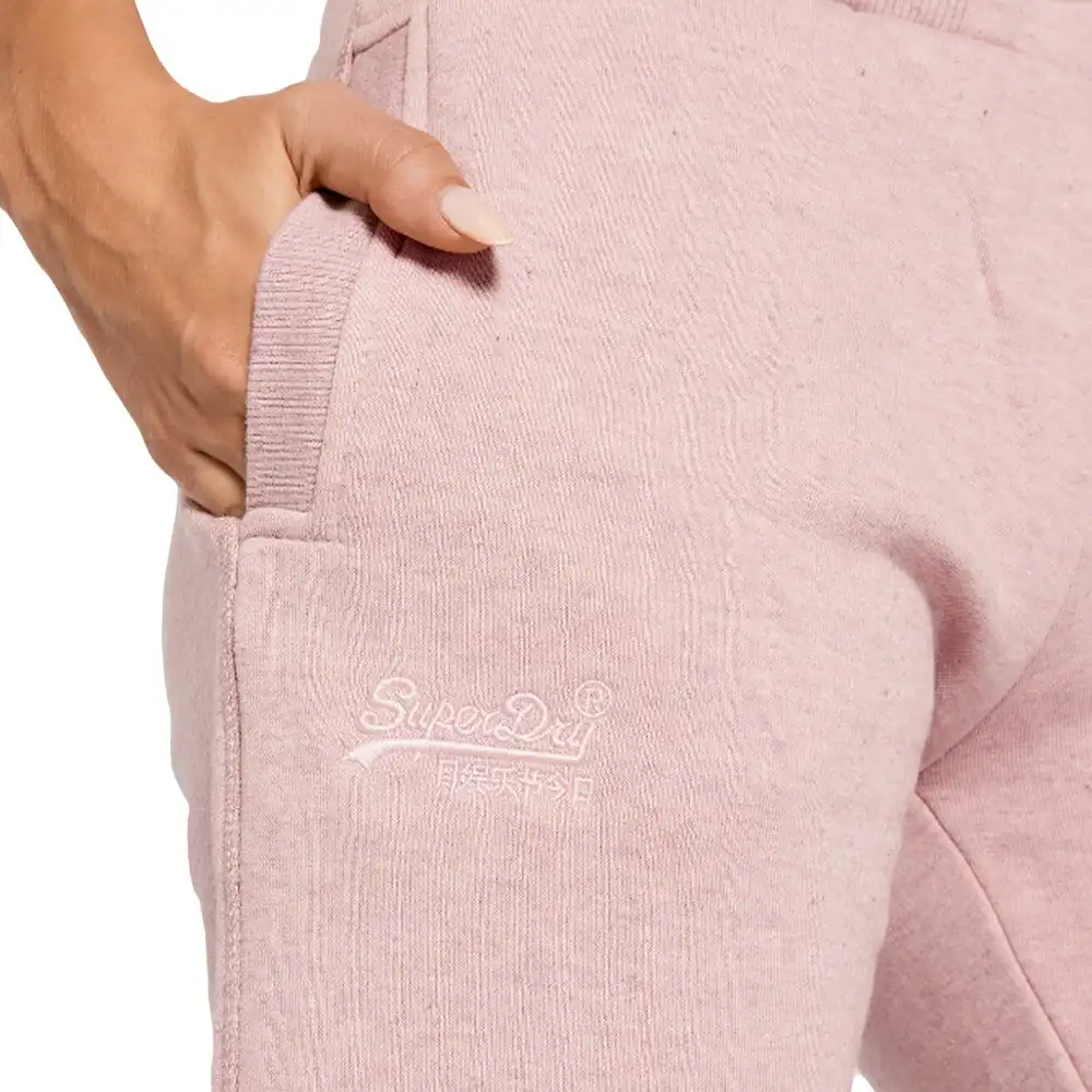 Pantalon jogging femme Superdry Studios organic Rose - ZESHOES