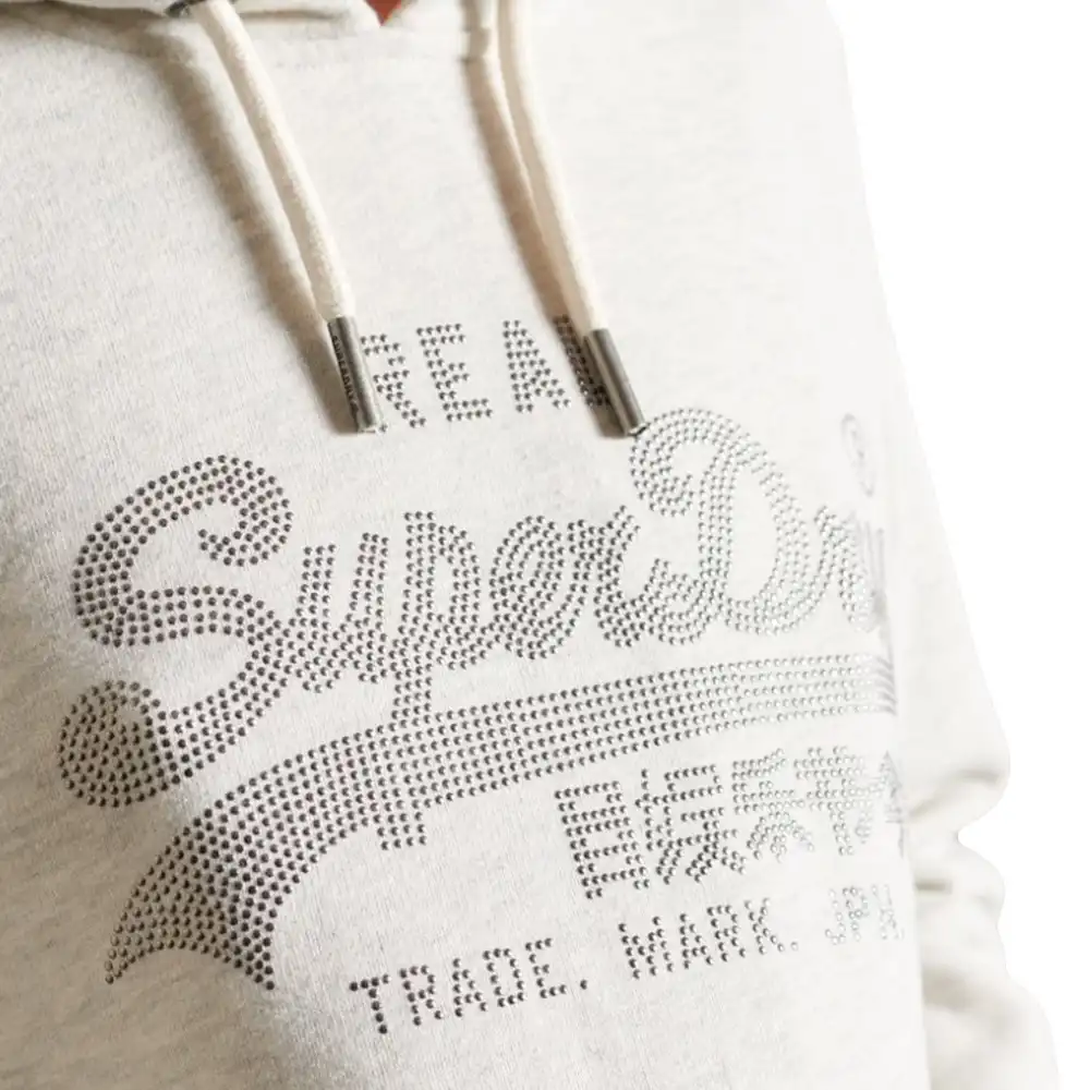 Sweat shirt femme Superdry Vintage Bohème Gris - ZESHOES Sweat shirt femme Superdry Vintage Bohème Gris - ZESHOES