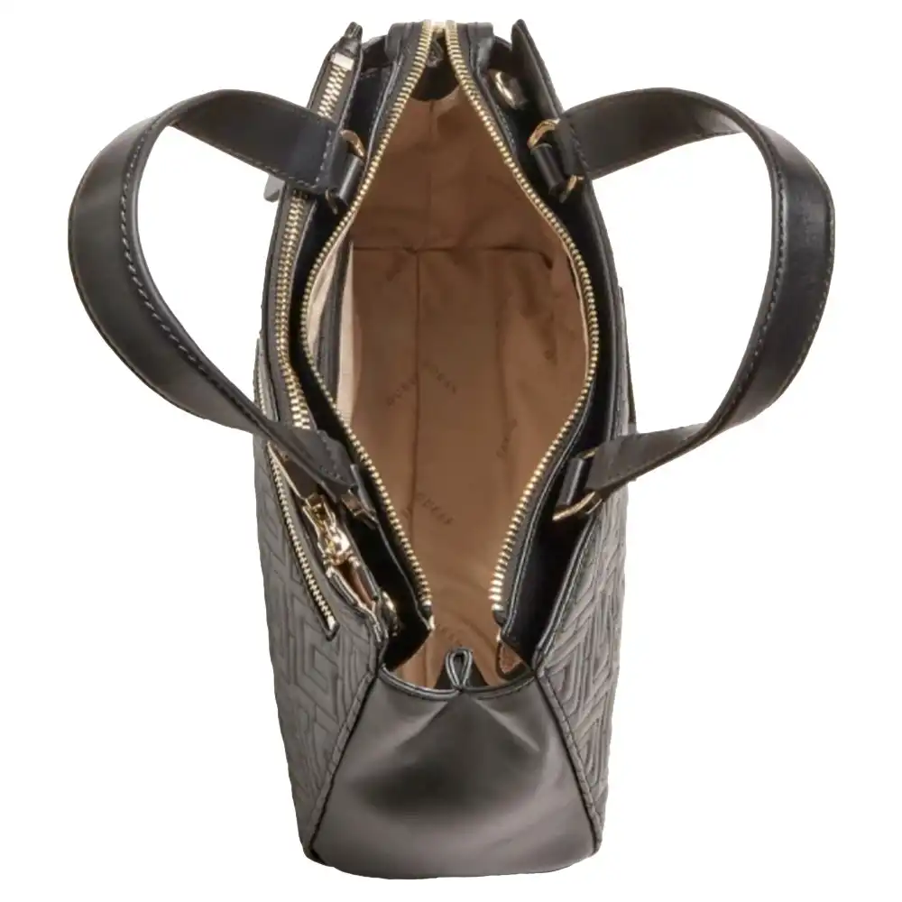 Sac a main femme Guess Janay quilted Noir - ZESHOES