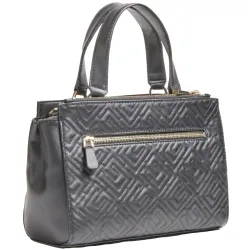 Sac a main femme Guess Janay quilted Noir - ZESHOES
