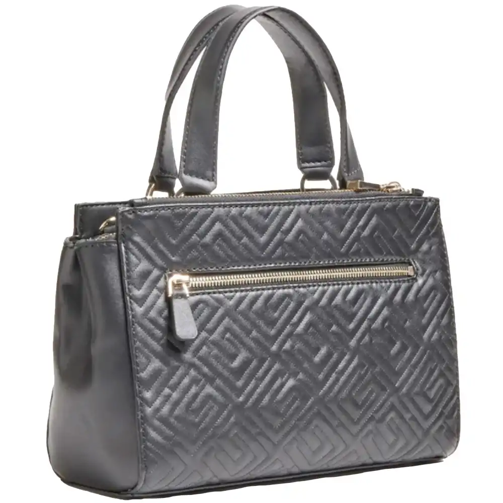 Sac a main femme Guess Janay quilted Noir - ZESHOES