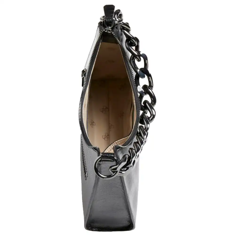 Sac bandoulière femme Guess Hobo tullia Noir - ZESHOES Sac bandoulière femme Guess Hobo tullia Noir - ZESHOES