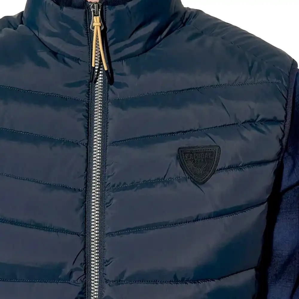 Doudoune sans manches homme Kaporal Aku navy Bleu - ZESHOES Doudoune sans manches homme Kaporal Aku navy Bleu - ZESHOES