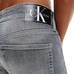 Jeans homme Calvin Klein Slim tapered Gris - ZESHOES