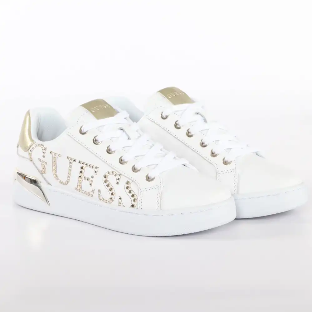 Basket de ville basse femme Guess Rorii Blanc - ZESHOES