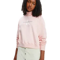 Sweat shirt femme Calvin Klein Classic logo Rose - ZESHOES Sweat shirt femme Calvin Klein Classic logo Rose - ZESHOES