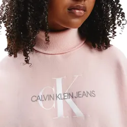 Sweat shirt femme Calvin Klein Classic logo Rose - ZESHOES Sweat shirt femme Calvin Klein Classic logo Rose - ZESHOES
