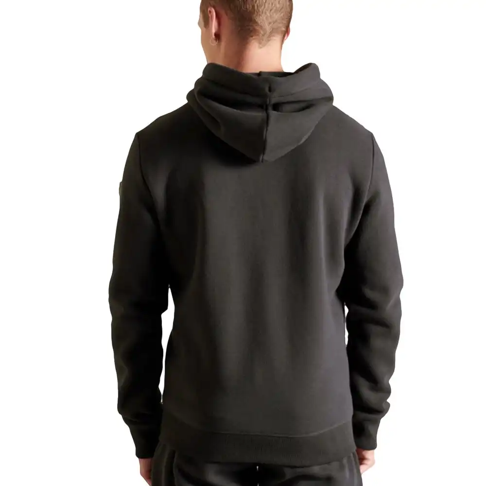 Sweat capuche homme Superdry Little logo Noir - ZESHOES