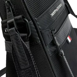 Pochette homme Tommy Jeans Reporter elevated Noir - ZESHOES Pochette homme Tommy Jeans Reporter elevated Noir - ZESHOES