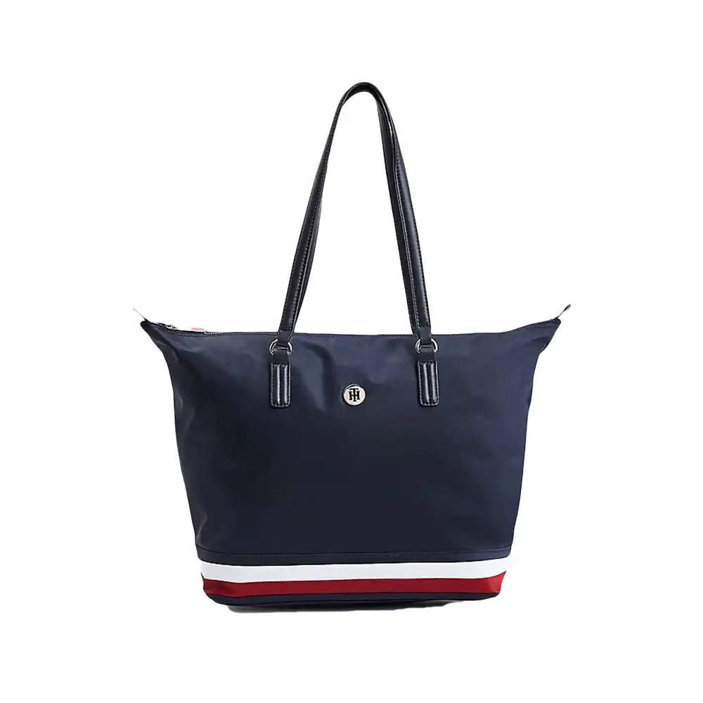 Sac a main femme Tommy Jeans Monogramme classic Bleu - ZESHOES