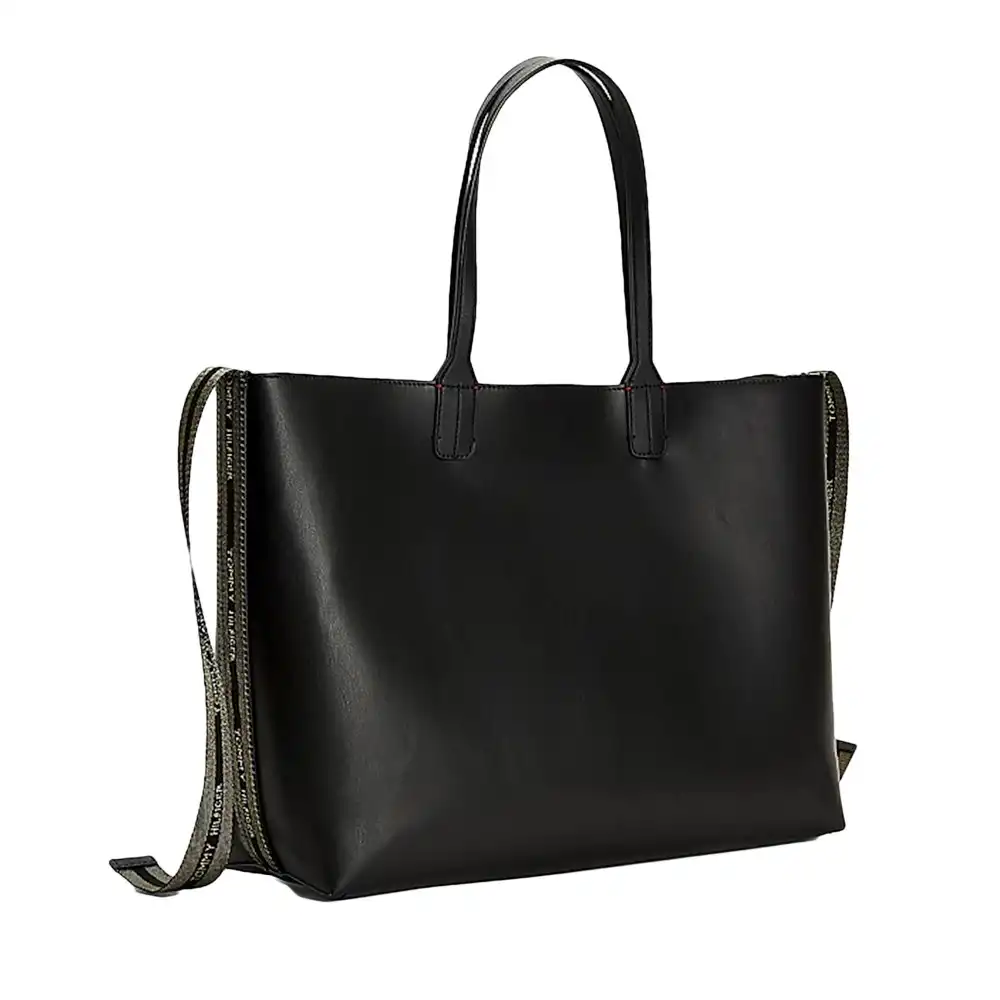 Sac a main femme Tommy Jeans Cabas iconic logo signature Noir - ZESHOES Sac a main femme Tommy Jeans Cabas iconic logo signature Noir - ZESHOES